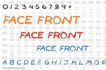 Face Front Font