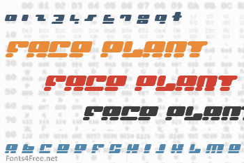 Face Plant Font