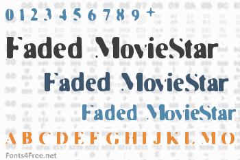 Faded MovieStar Font