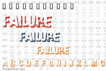 Failure Font