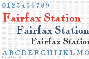 Fairfax Station Font