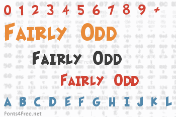 Fairly Odd Font