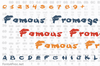 Famous Fromage Font