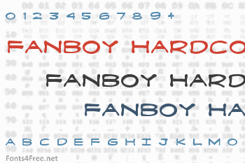 Fanboy Hardcore Font