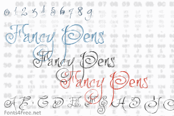 Fancy Pens Font