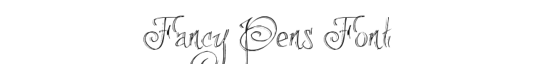 Fancy Pens Font