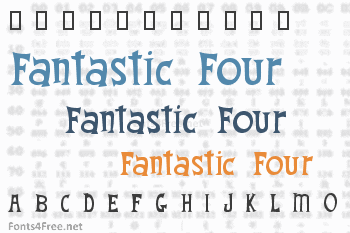 Fantastic Four Font