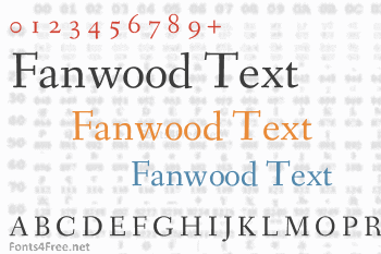 Fanwood Text Font