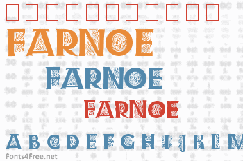 Farnoe Initials Font