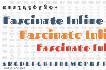 Fascinate Inline Font