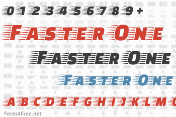 Faster One Font