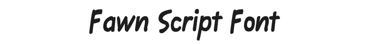 Fawn Script Font Preview