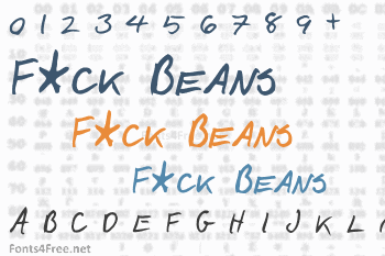 F*ck Beans Font