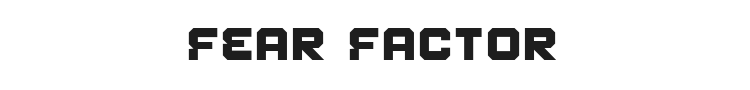 Fear Factor Font