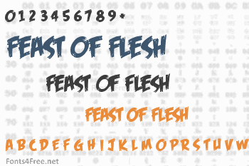 Feast of Flesh Font