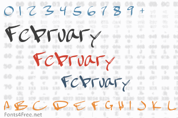 February Font