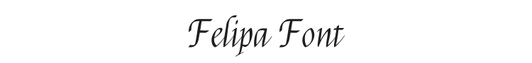 Felipa Font Preview