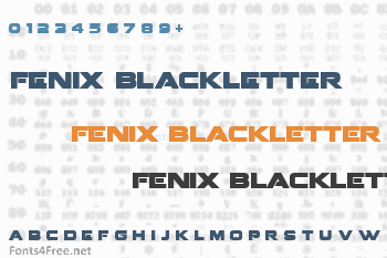 Fenix Blackletter Caps Font