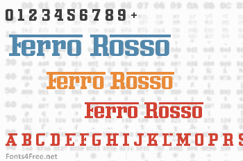 Ferro Rosso Font