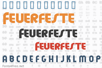 Feuerfeste Font