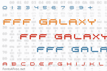 FFF Galaxy Font