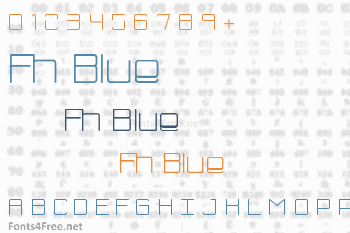 Fh Blue Font