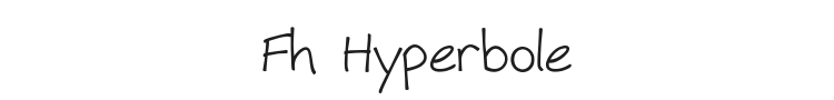 Fh Hyperbole Font Preview