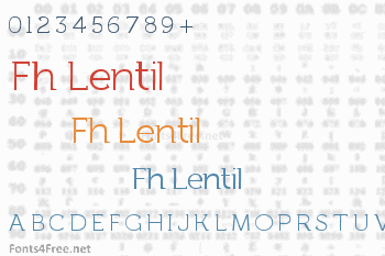 Fh Lentil Font