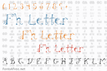 Fh Letter Font