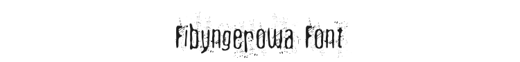 Fibyngerowa Font