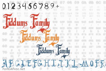 Fiddums Family Font