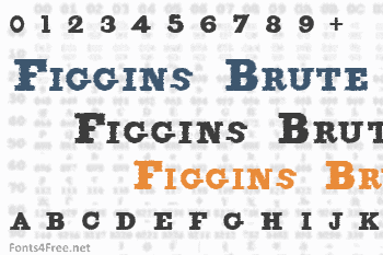 Figgins Brute Trash Font