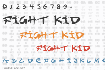 Fight Kid Font