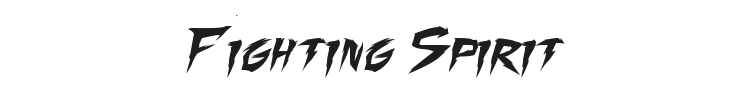 Fighting Spirit Font Preview