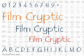 Film Cryptic Font