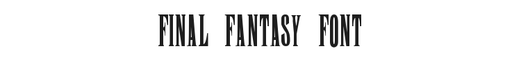 Final Fantasy Font Preview