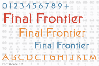 Final Frontier Font