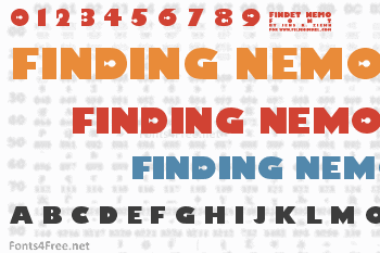 Finding Nemo Font