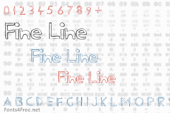 Fine Line Font