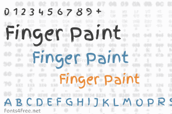 Finger Paint Font