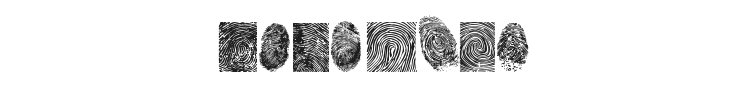 Finger Print Font