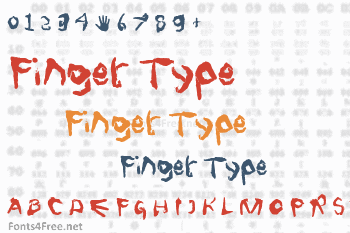 Finger Type Font