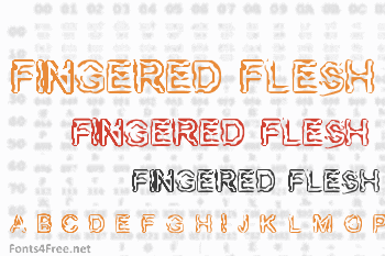 Fingered Flesh Font