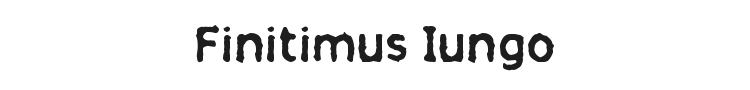 Finitimus Iungo Font