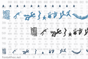 Finnish Rock Paintings Font