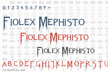 Fiolex Mephisto Font