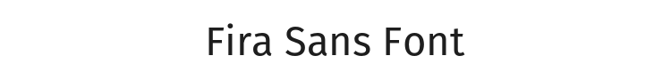 Fira Sans