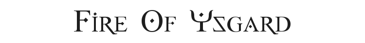 Fire Of Ysgard Font