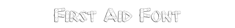 First Aid Font Preview