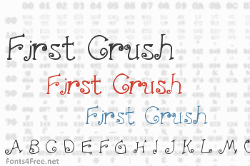 First Crush Font